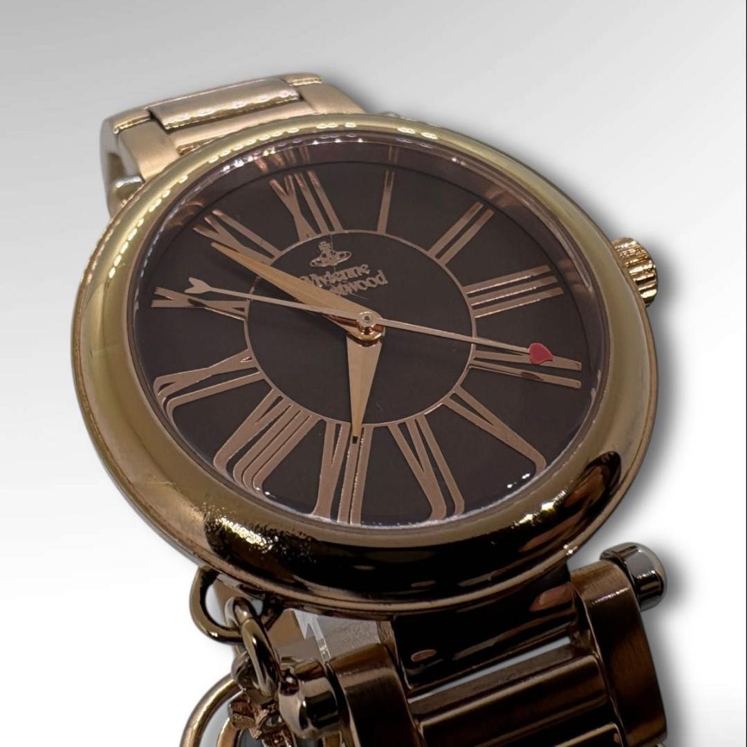 Vivienne Westwood ゴールド オーブ 腕時計 チャーム シェル