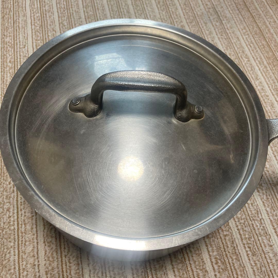 ステンレス ソースパン 蓋付き