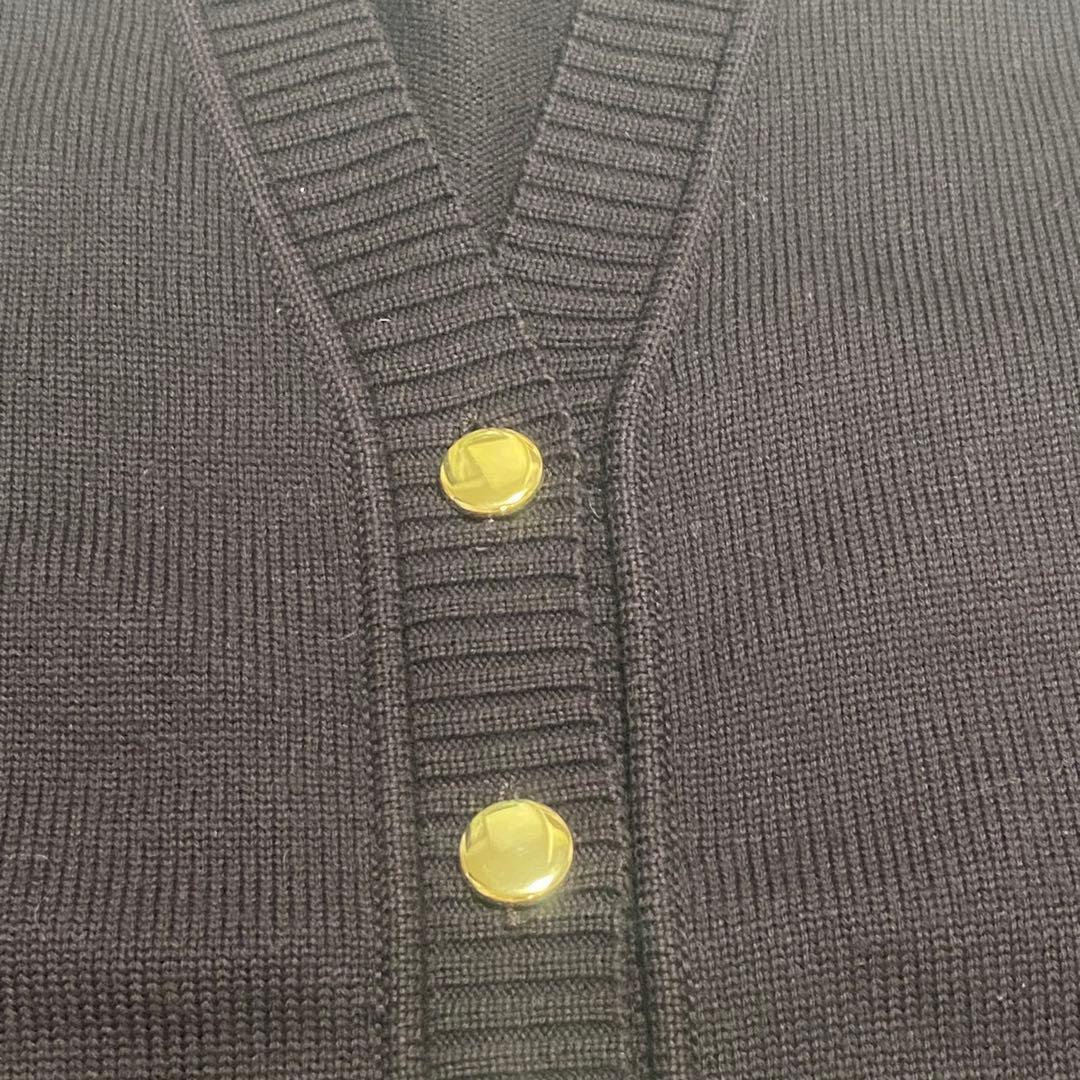 【美品】フェラガモ　ニット カーディガン 金ボタン カーディガン　ヴァラ　ロゴ