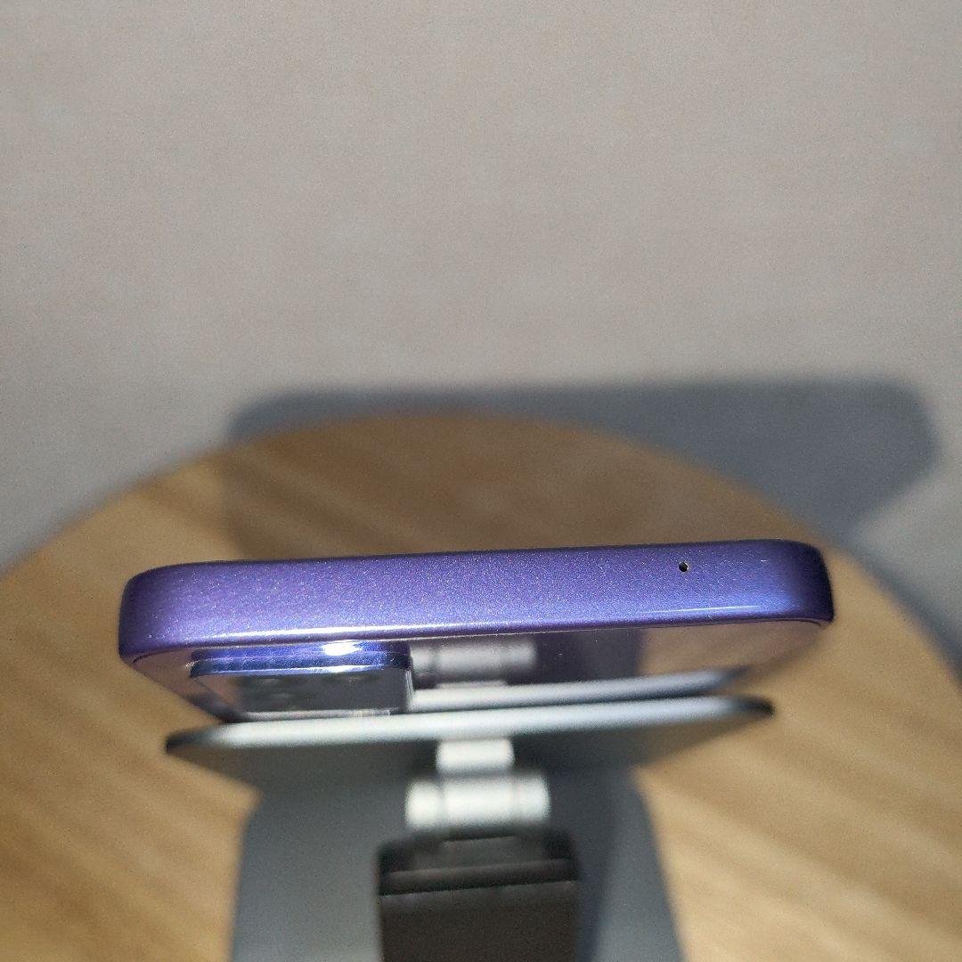 Libero 5G III Y!mobile　パープル　保護ガラス付き