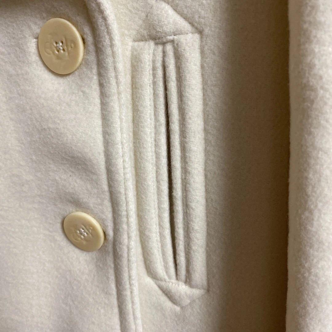 最終価格　ラルフローレン　ホワイト　ピーコート