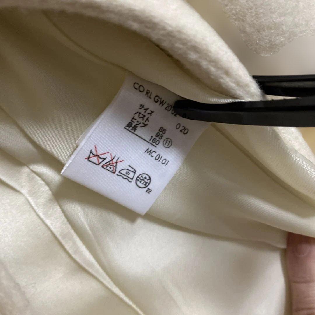 最終価格　ラルフローレン　ホワイト　ピーコート