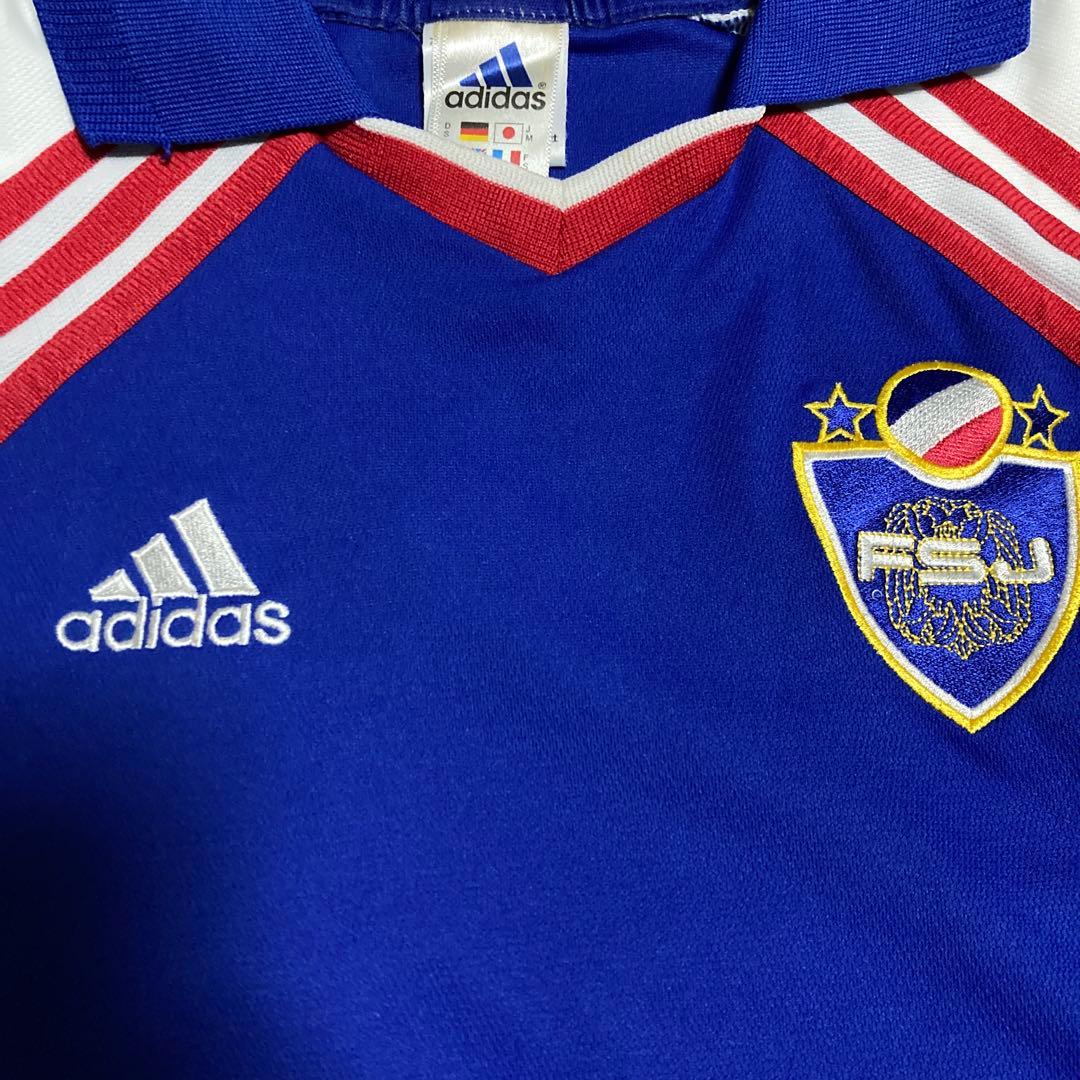 希少　adidas ユーゴスラビア代表 ゲームシャツ ビンテージ