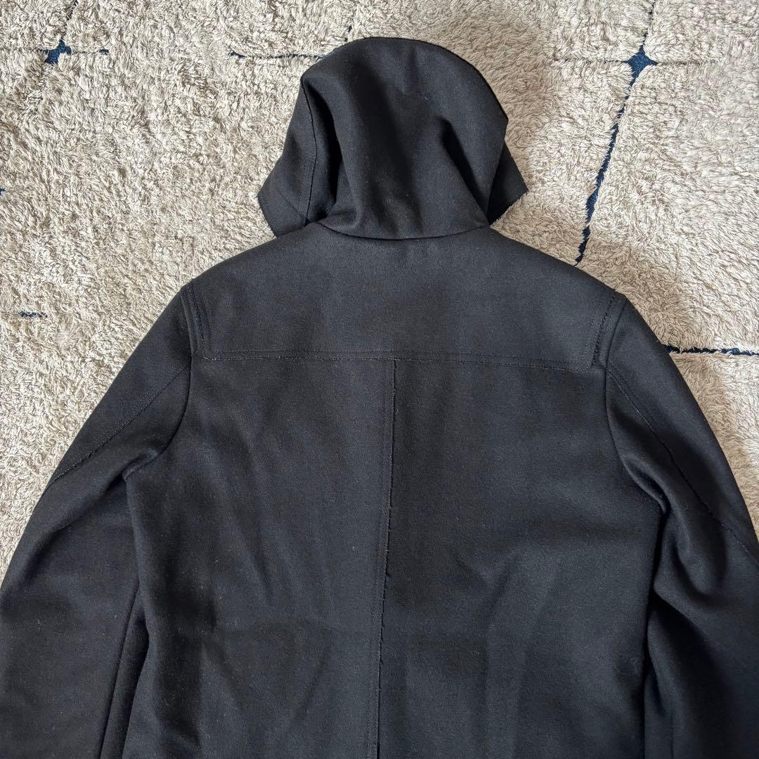 バーバリーブラックレーベル　ダッフルコート　加工　ロゴ刺繍　キルティング　Ｌ