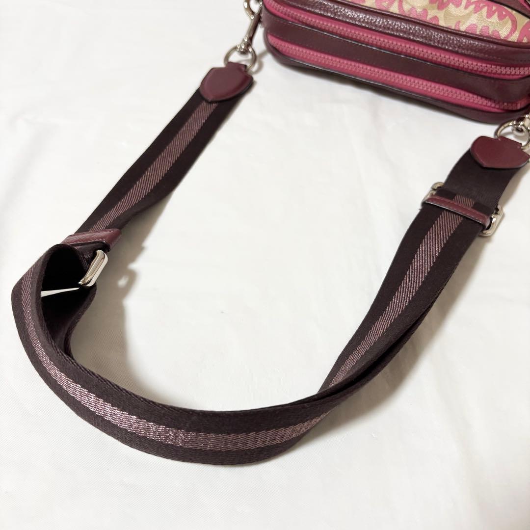 専用❗️COACH・レザー ショルダーバッグ斜め掛け Guang Yuコラボ限定品