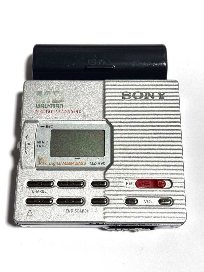 3点セットSONY MDレコーダー MZ-R90 動作品 乾電池ケース付き