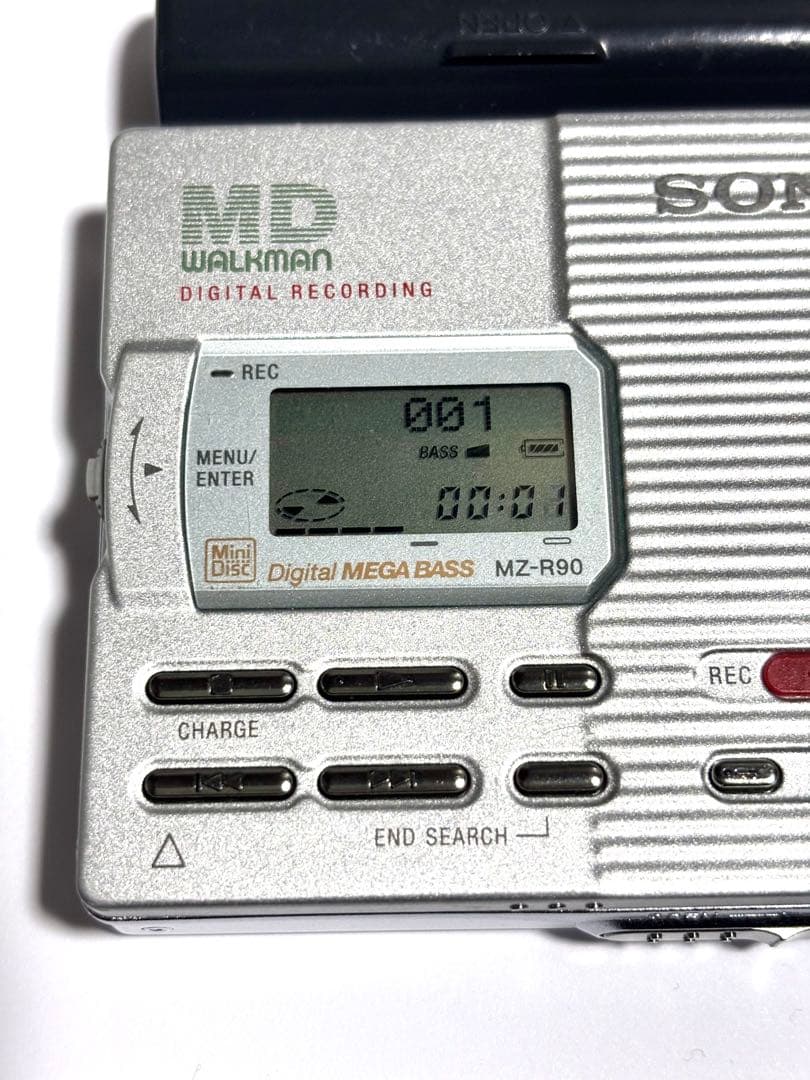 3点セットSONY MDレコーダー MZ-R90 動作品 乾電池ケース付き
