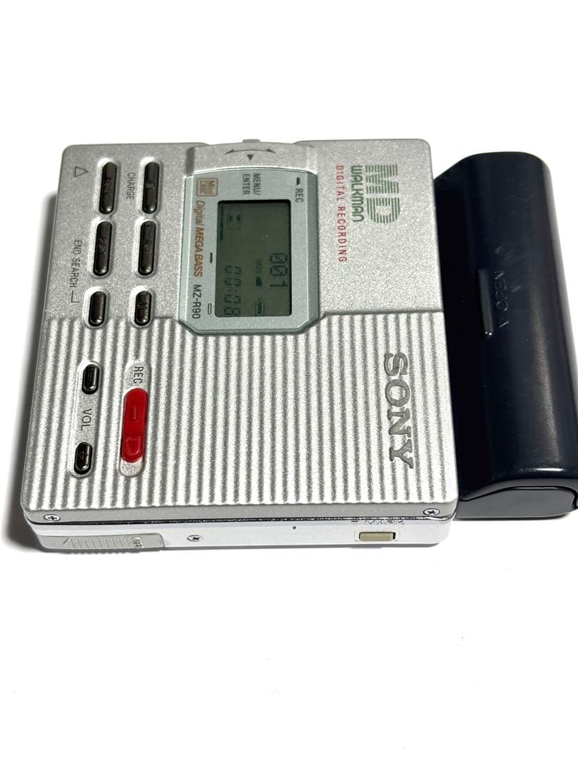 3点セットSONY MDレコーダー MZ-R90 動作品 乾電池ケース付き