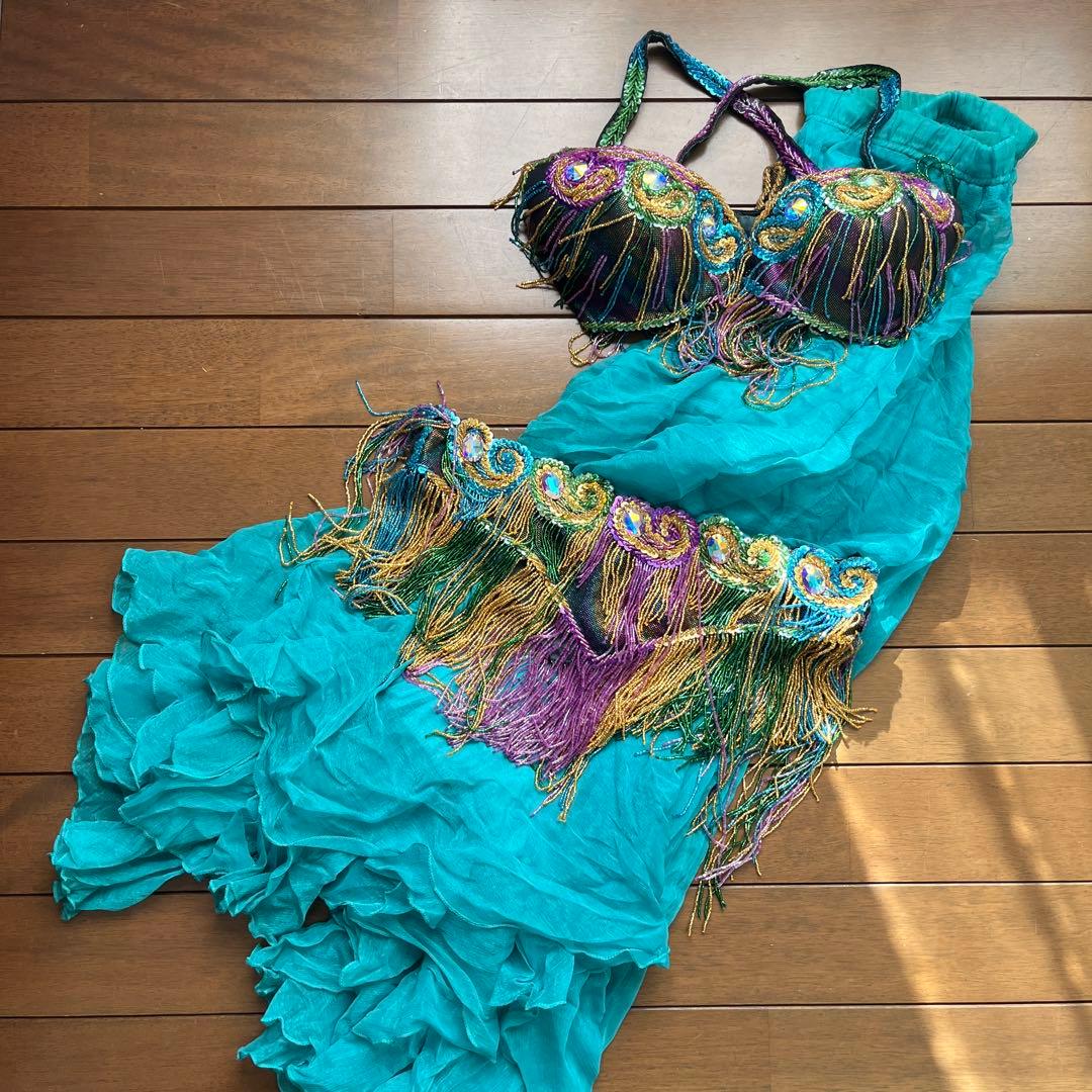 ベリーダンス 衣装　セットアップ　ブラベルト