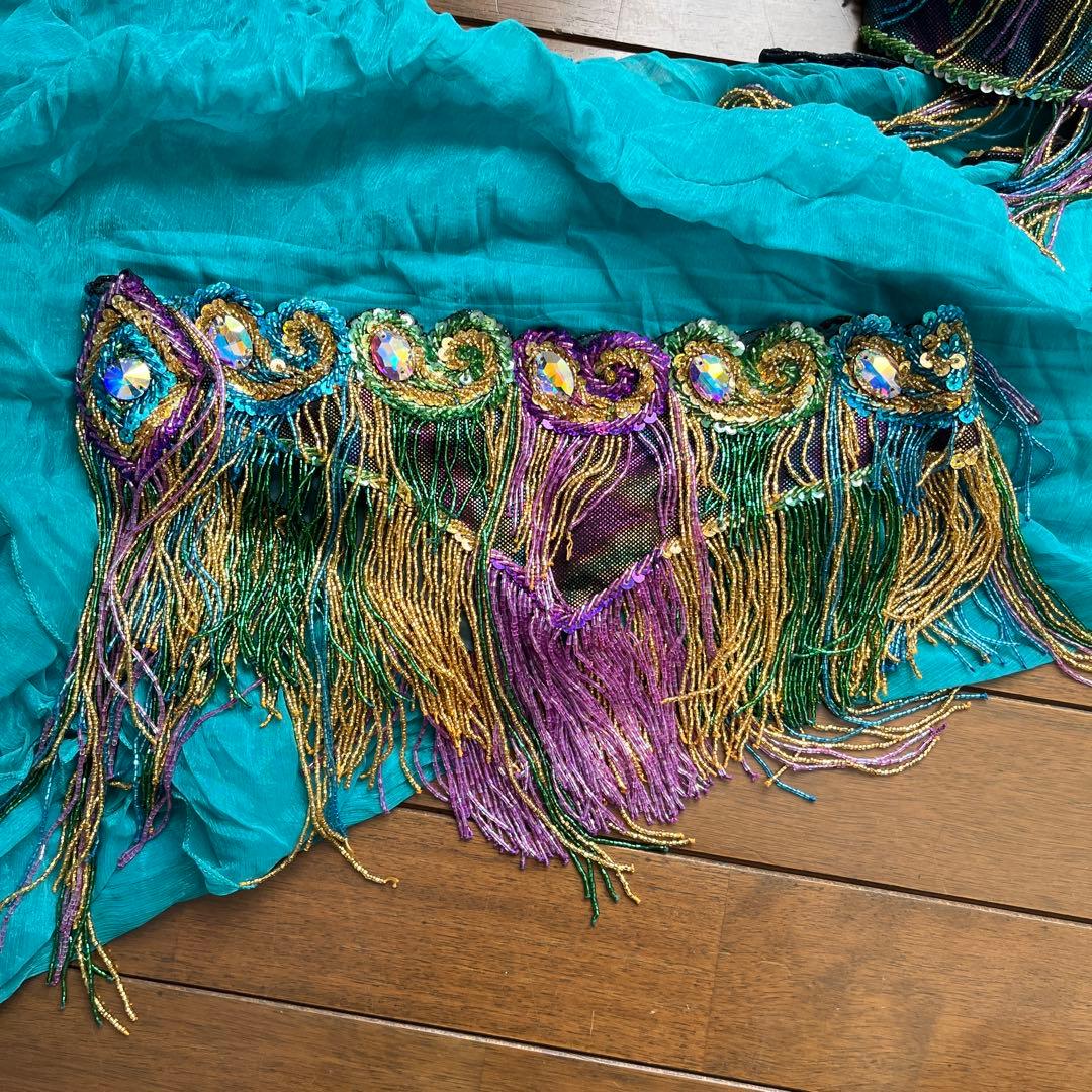 ベリーダンス 衣装　セットアップ　ブラベルト