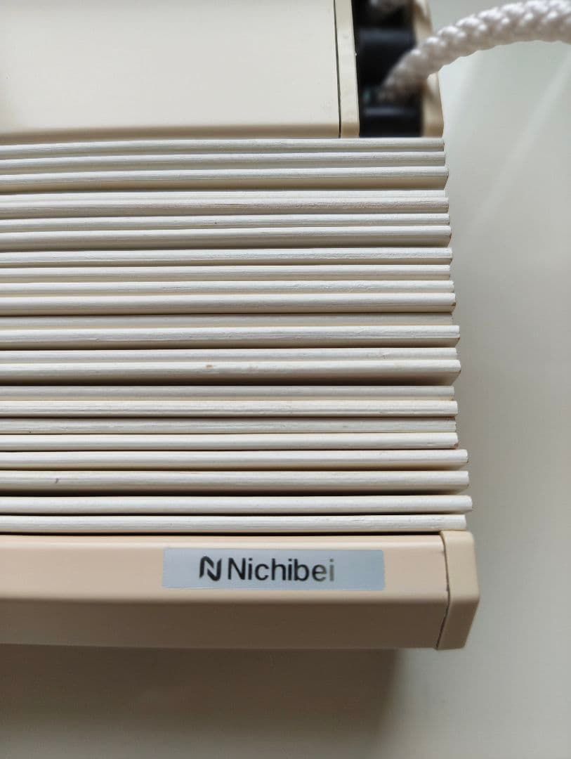 高級 ニチベイ Nichibei ブラインド 竹製 バンブー 軽量 59×110