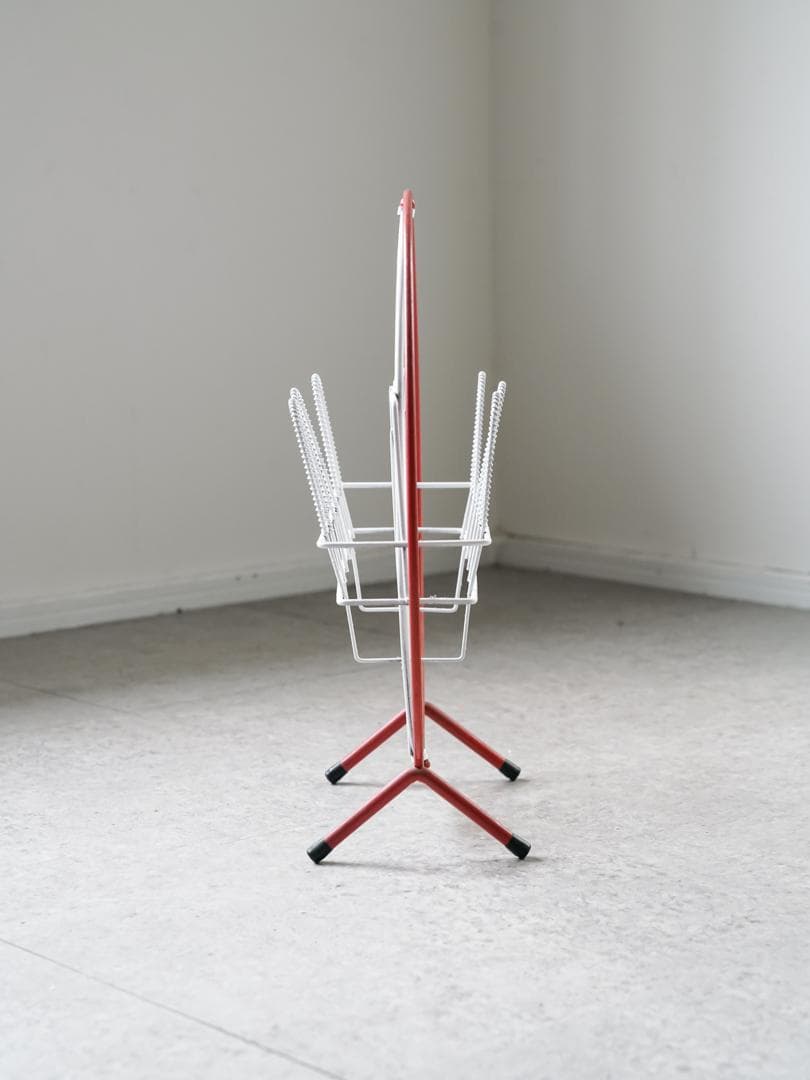 vintage アイアン 回転マガジンラック スペースエイジ・ポストモダン