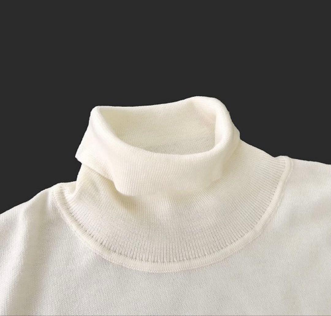 MACKINTOSH ホワイト タートルネックセーター L