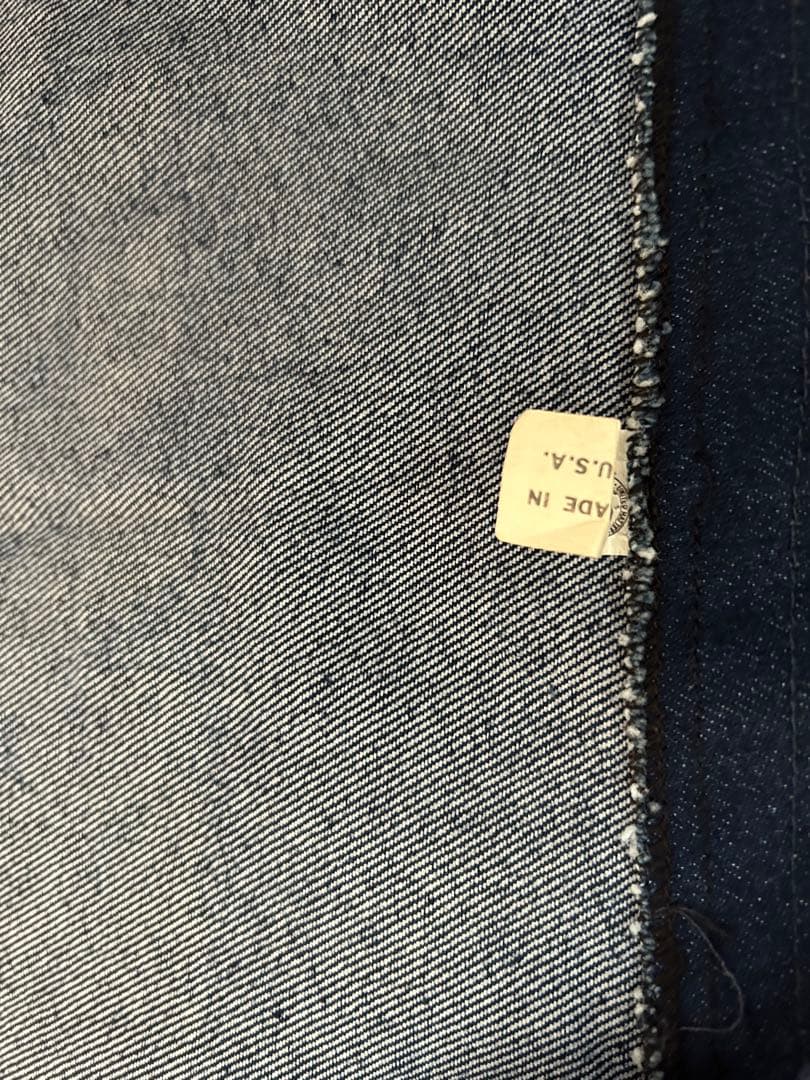 ビンテージ デニム エプロン アメリカ製 クッキング DIY 園芸