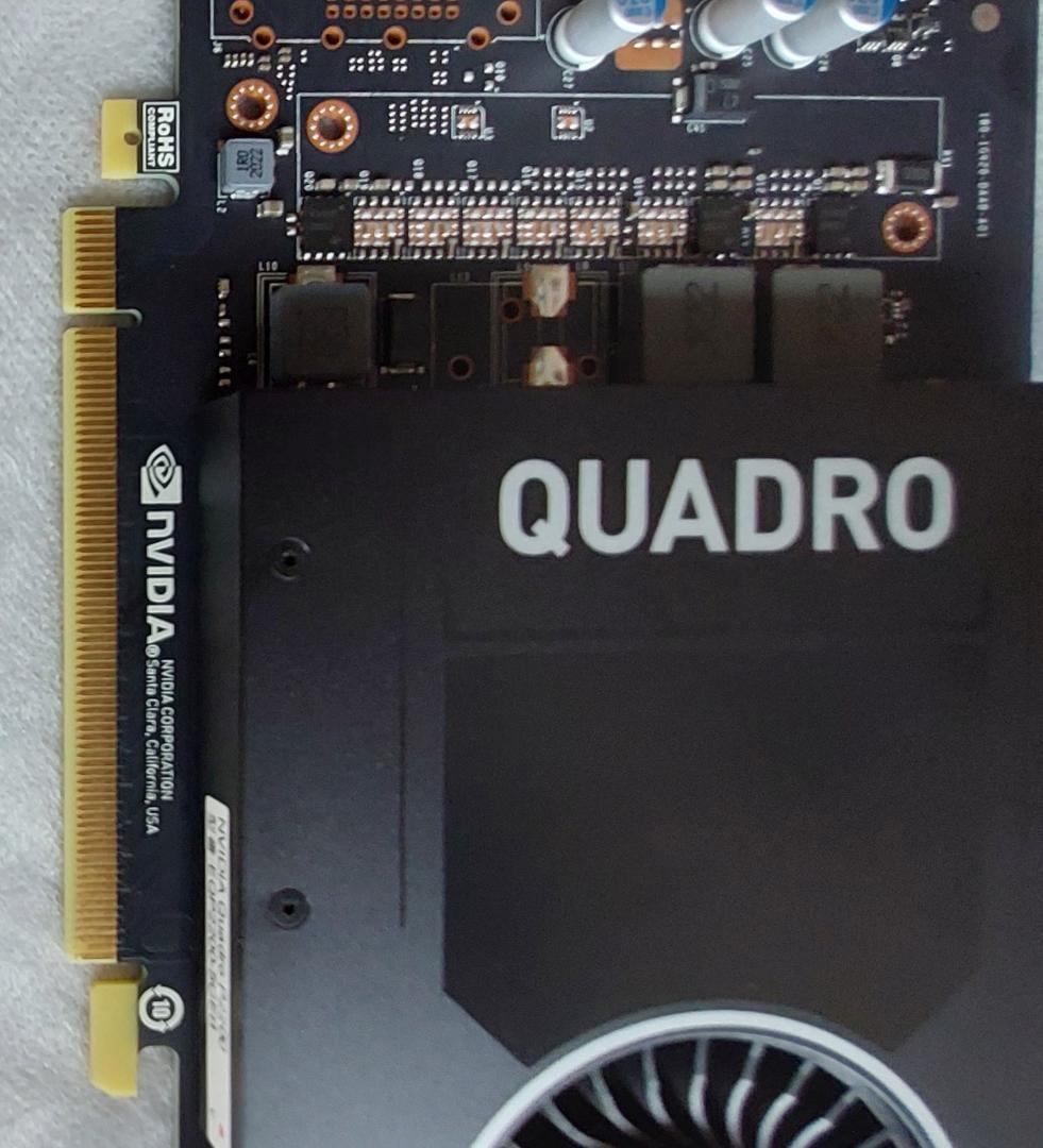 NVIDIA Quadro P2200 グラフィックボード 動作品