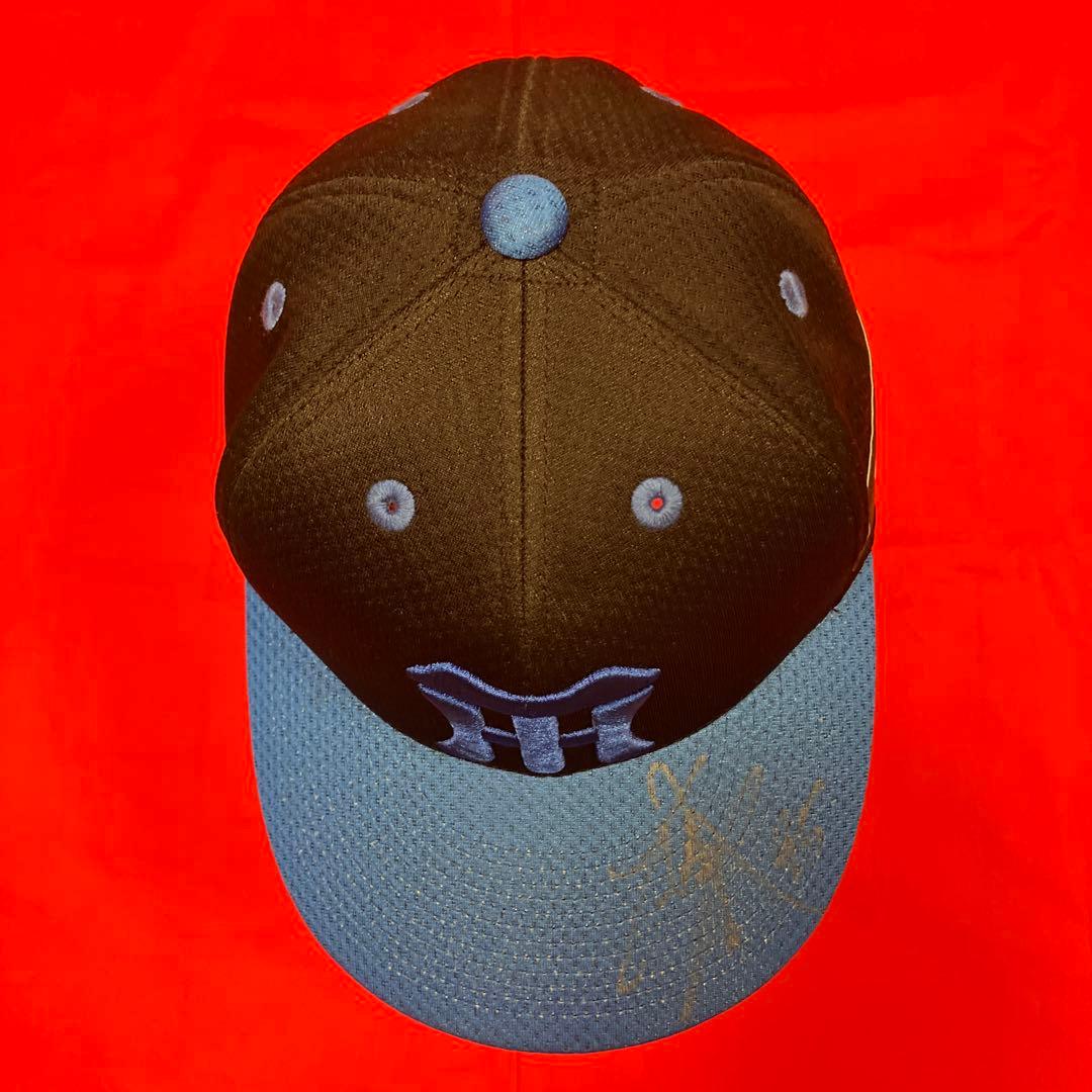 阪神タイガース プロコレキャップ 片山捕手実使用 球団支給品 サイン入り