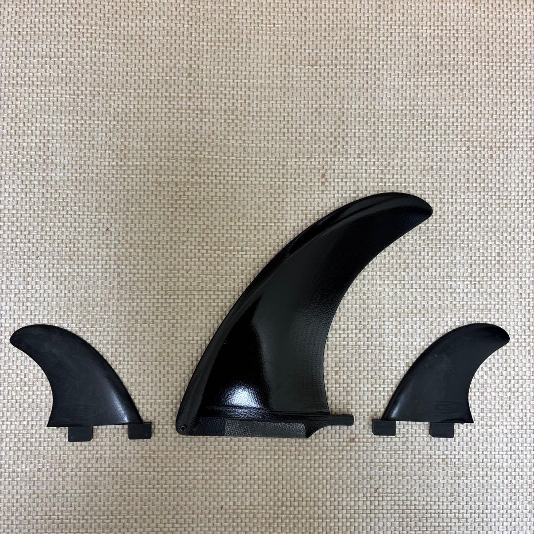 FIBRE GLAS FIN CO サーフボードフィン 8インチ ブラック