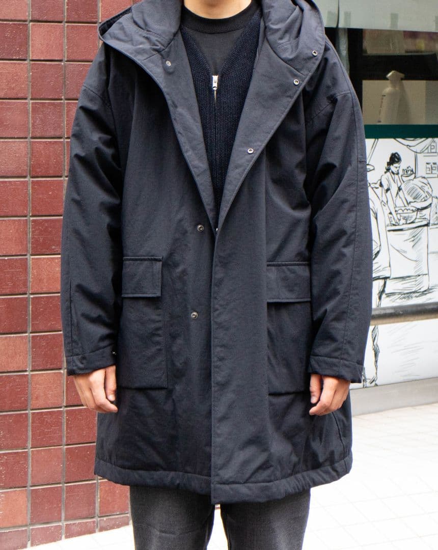 Still by hand フードコート 黒 46 24AW 美品