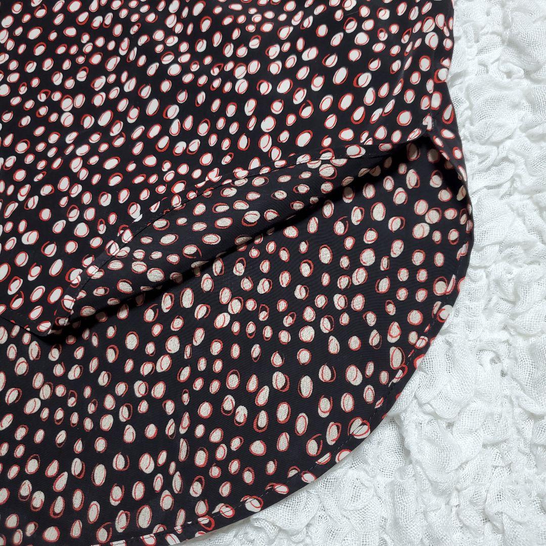 soeju レオパード柄 ボウタイ ブラウス 手洗い可