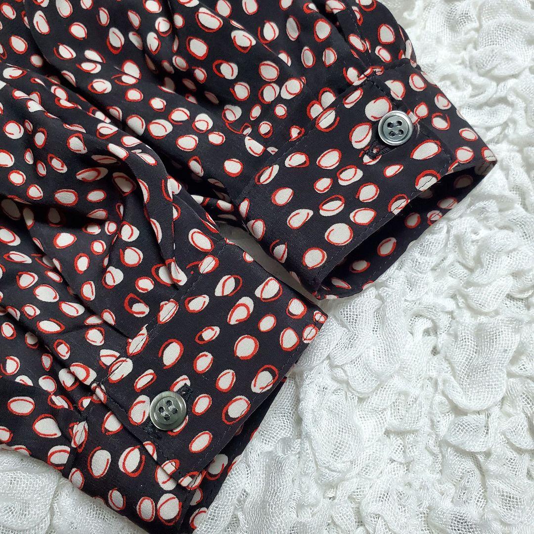 soeju レオパード柄 ボウタイ ブラウス 手洗い可