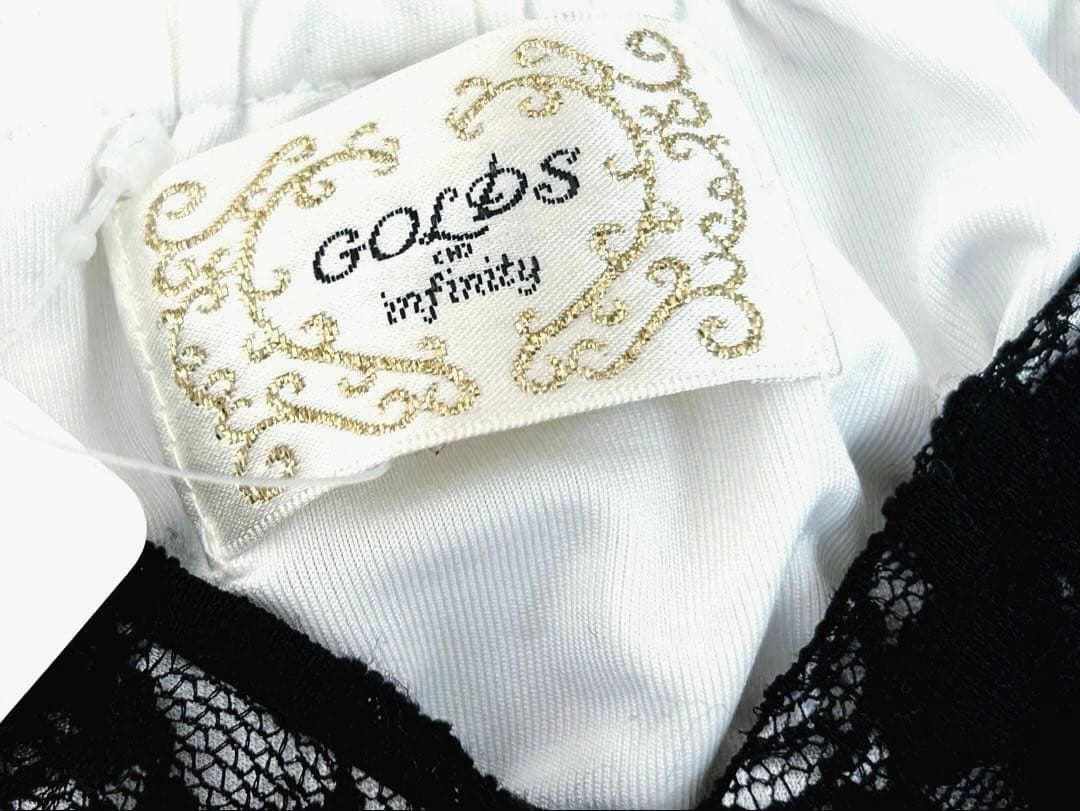 タグ付き♡GOLDS♡肩紐ビジュー♡ふりふりラッフルフリル♡レースキャミトップス