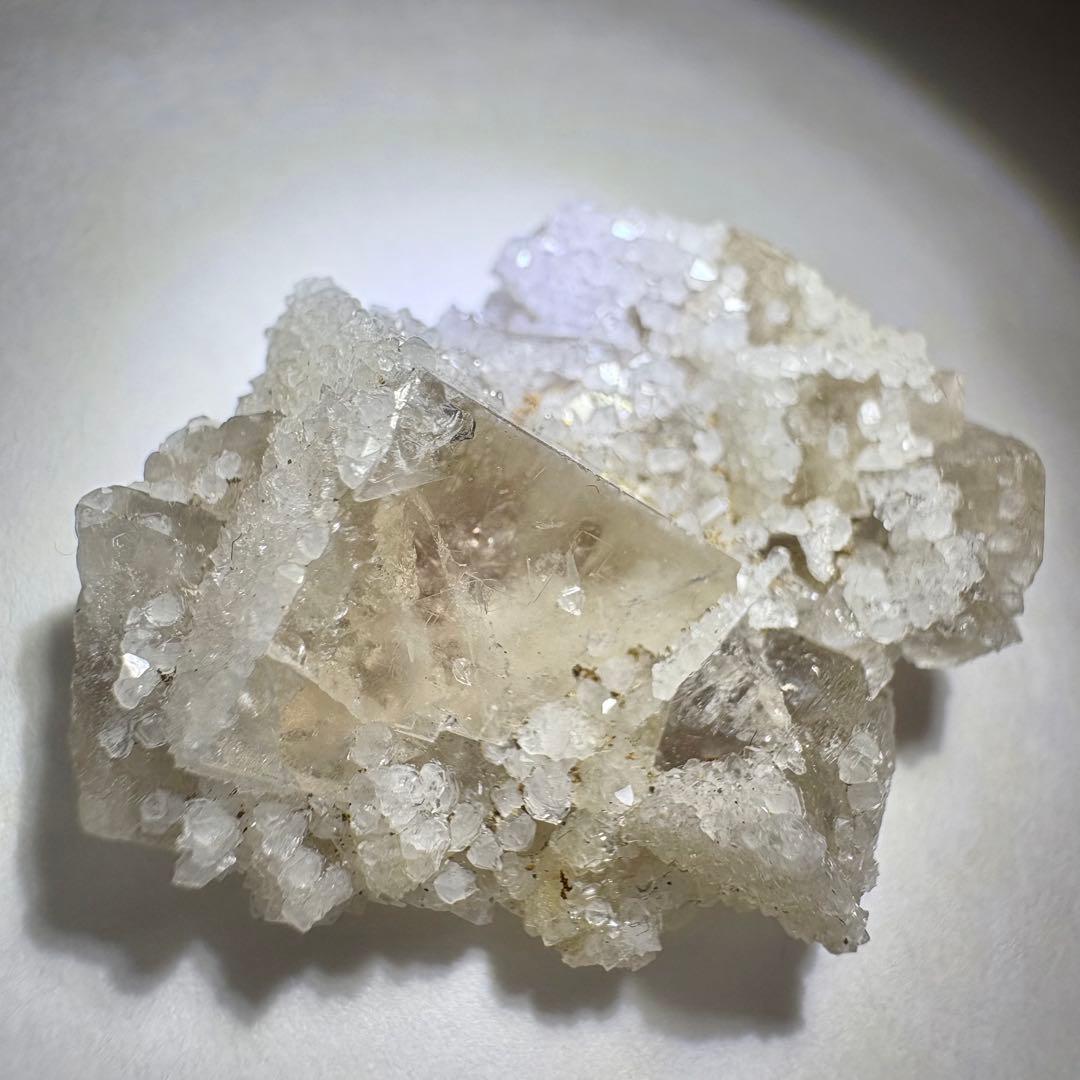 459 イギリス　UK レディアナベラ鉱山　レモンメレンゲポケット　フローライト