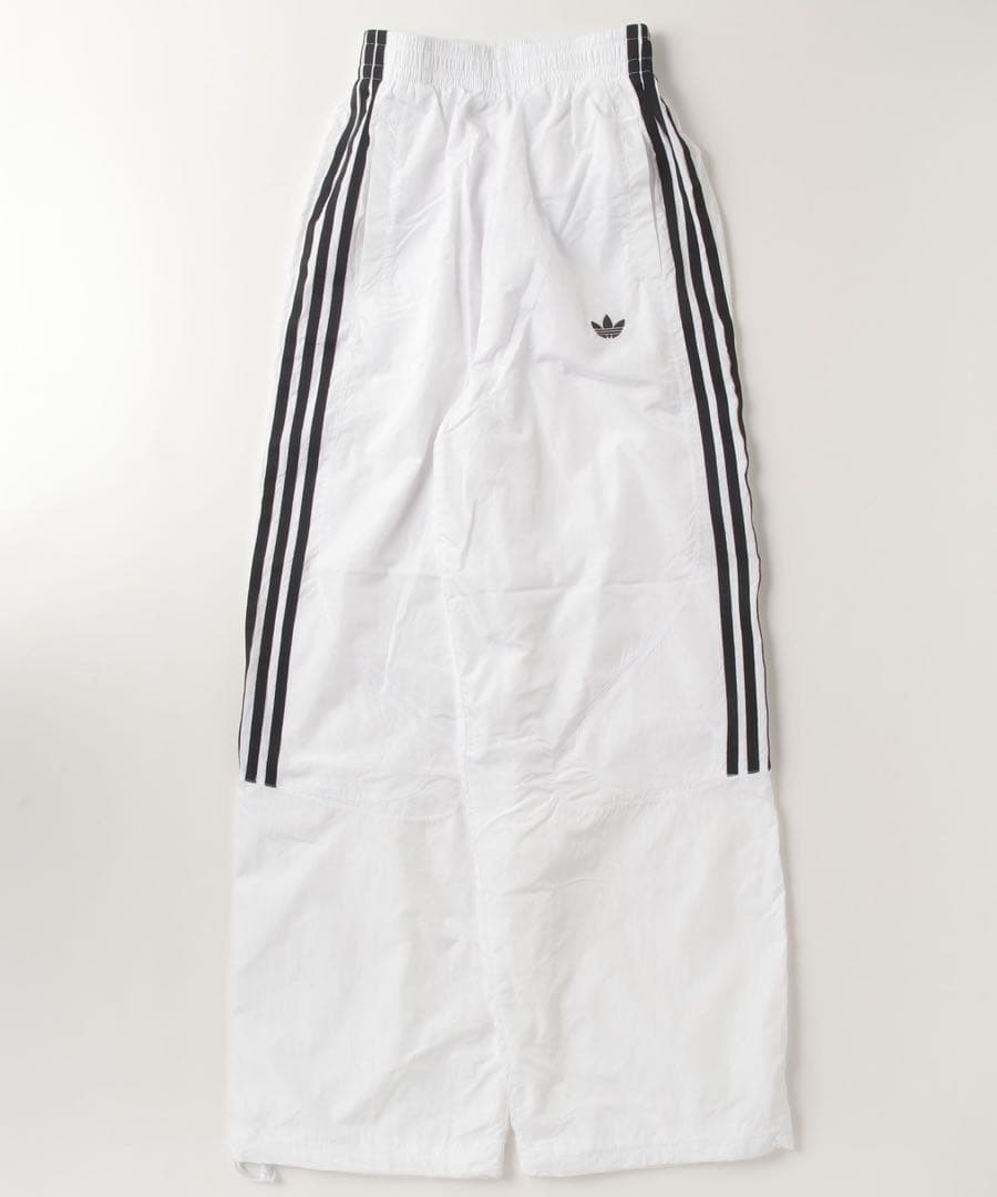 adidas アディダス チームガイスト オーバーサイズ トラックパンツ 白