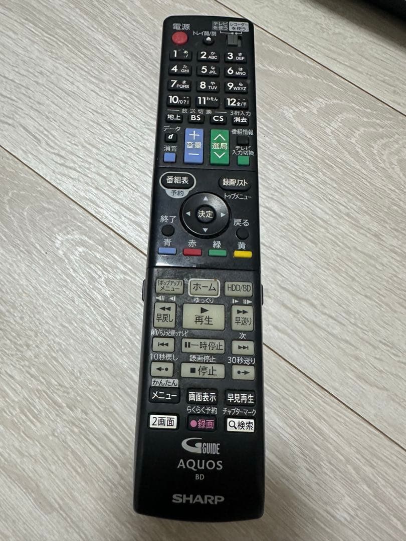 SHARP AQUOS Blu-rayレコーダー