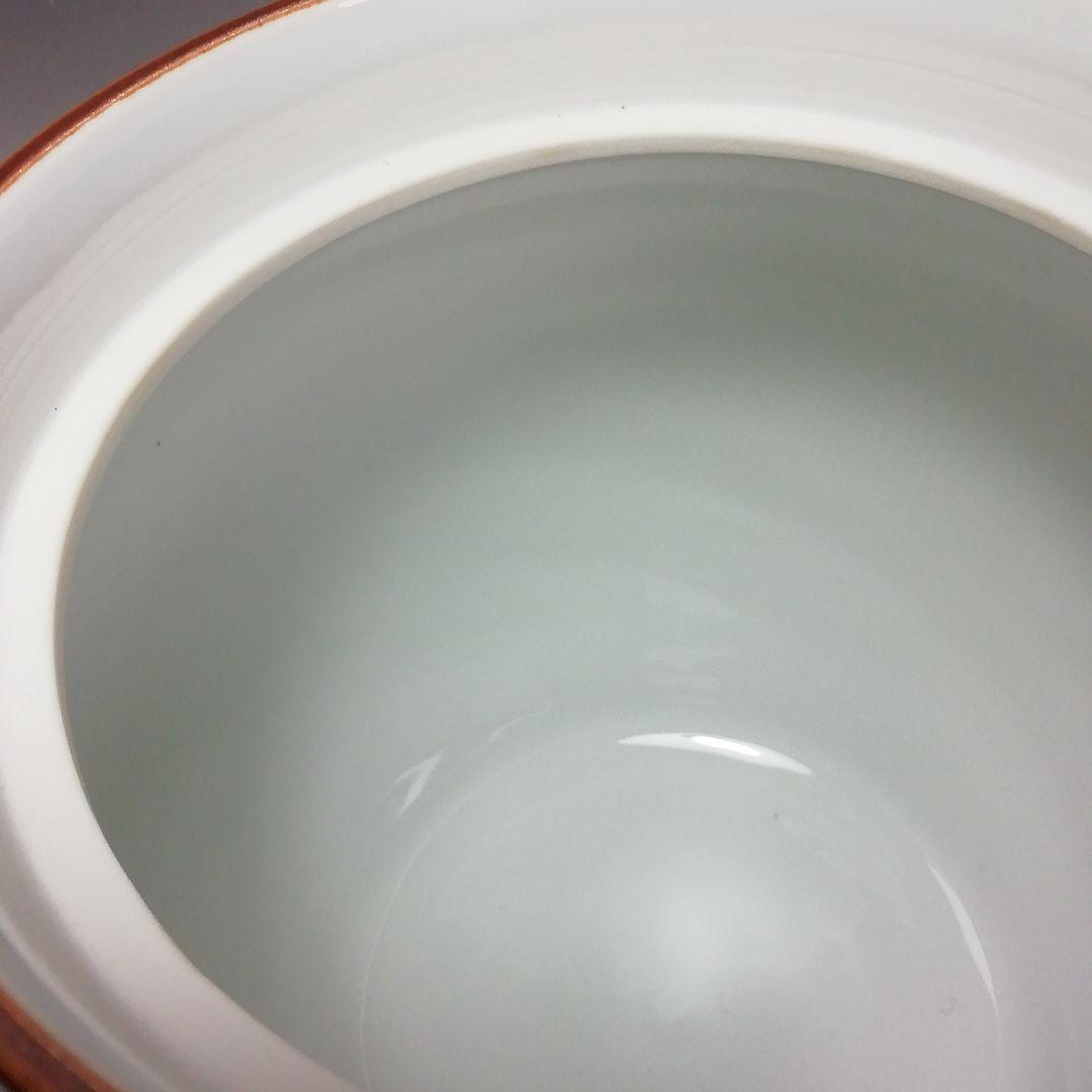 Ｓ５８３　水指　『丸紋帯　松竹梅』『加藤藤城作』　共箱　茶道具