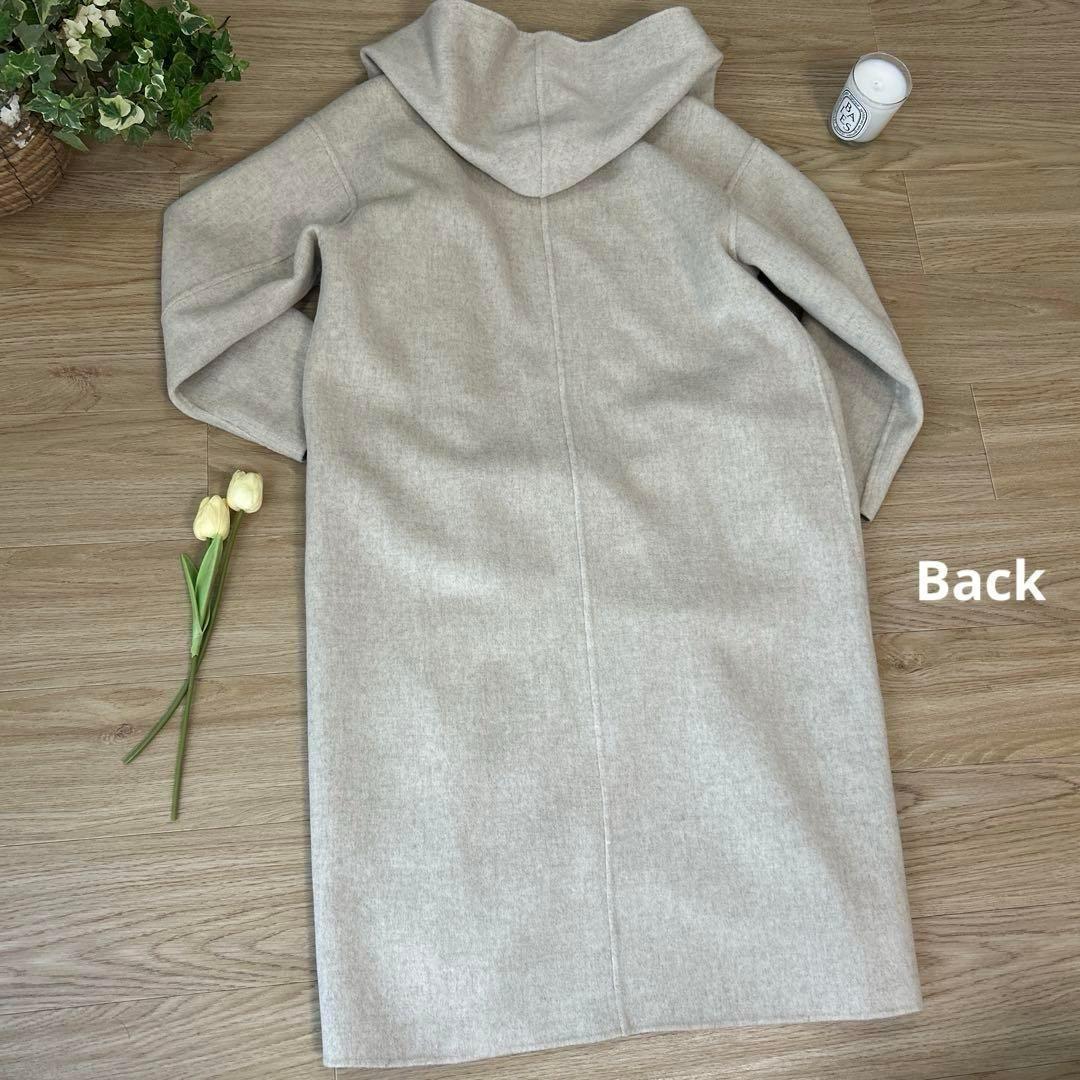 GALERIE VIE ギャルリーヴィー　ウールダブルフェイスフーデッドコート