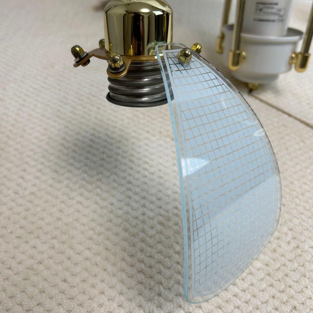 【希少】三菱電機　シャンデリア　照明　4灯　ガラス　アンティーク　レトロ　モダン