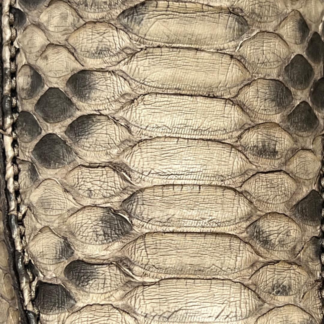 新品 SAINT LAURENT サンローラン パイソン シューズ 革靴41.5