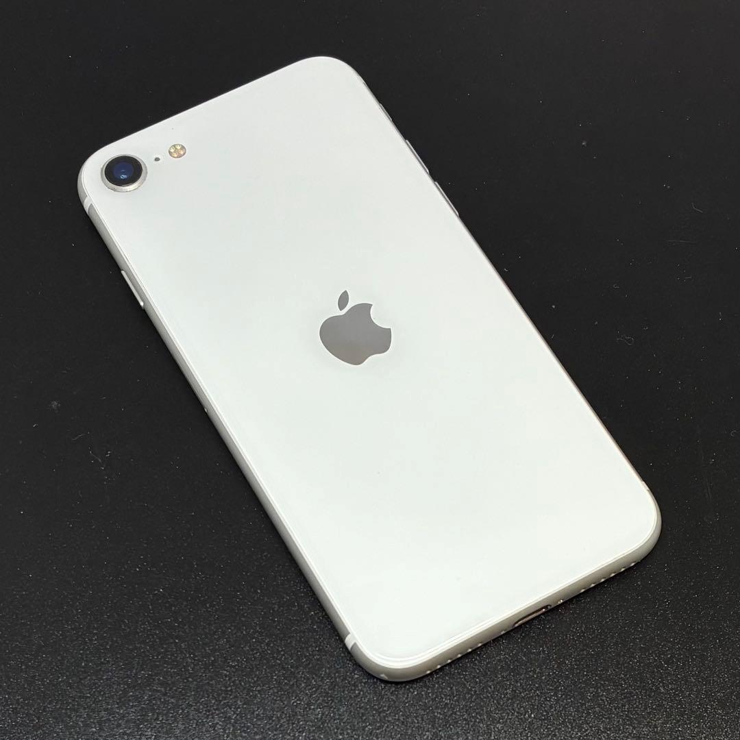 M02【電池新品　100％表示】iPhone SE2　128GB ホワイト