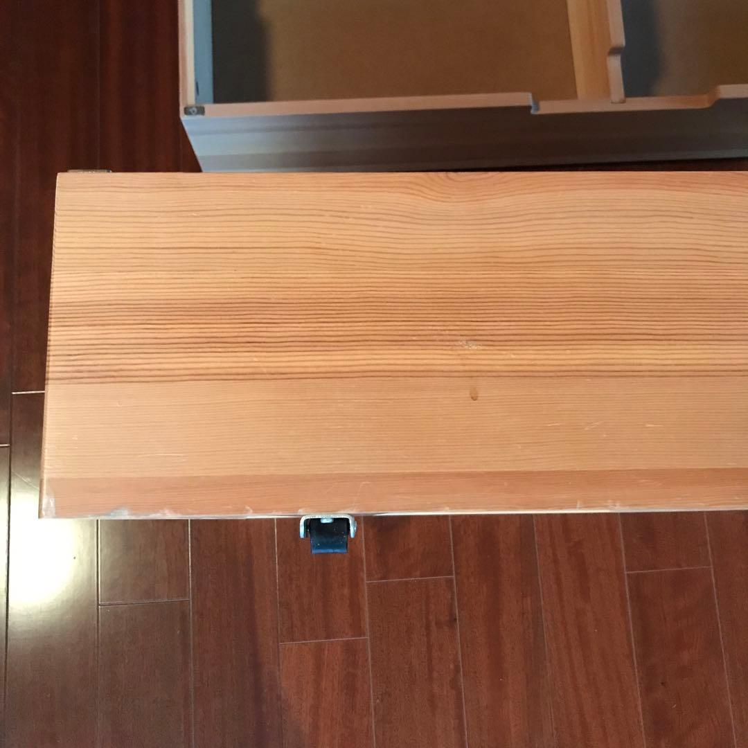 無印良品　ベッド下収納　パイン材　2個セット