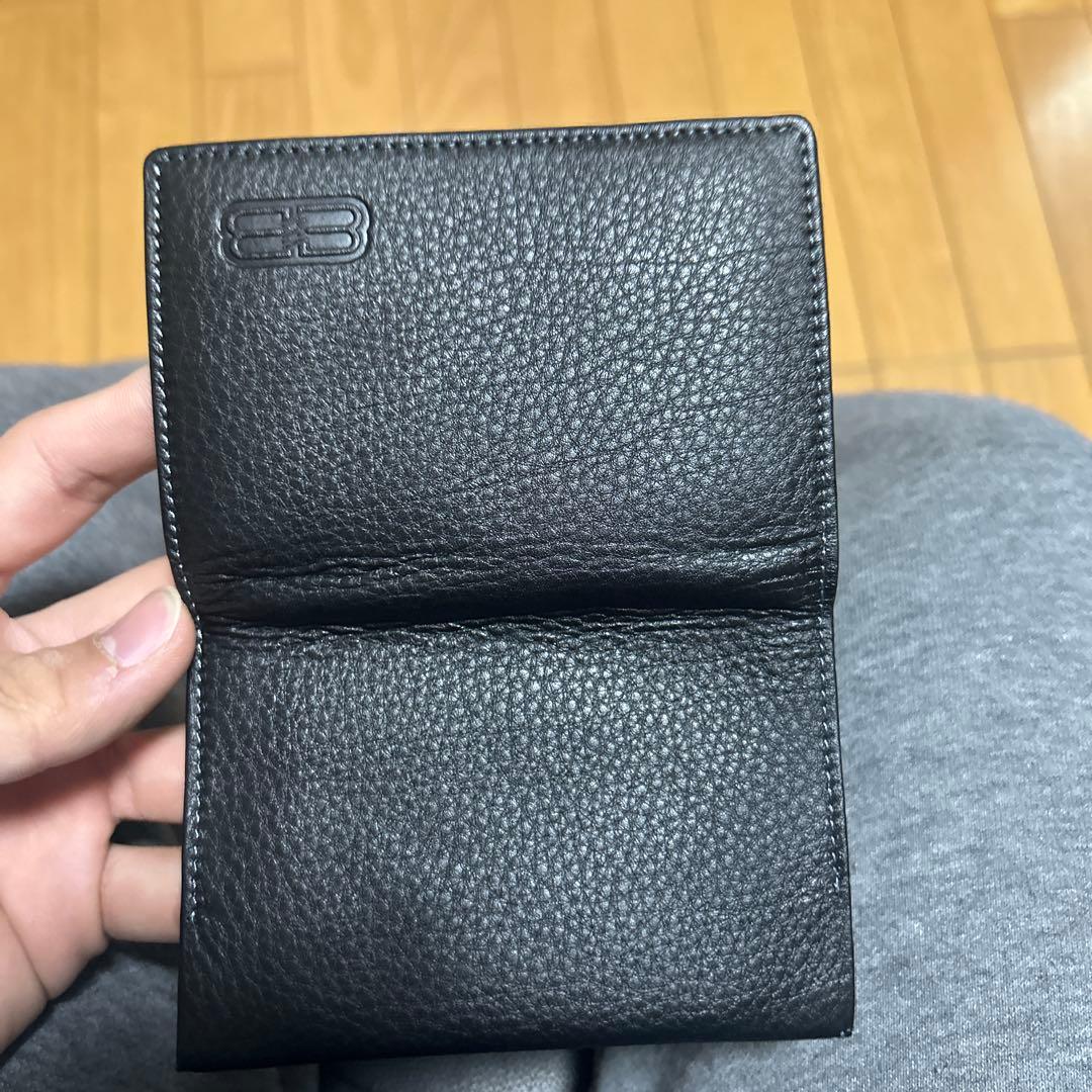 BALENCIAGA 名刺入れ 黒 レザー　カード入れ