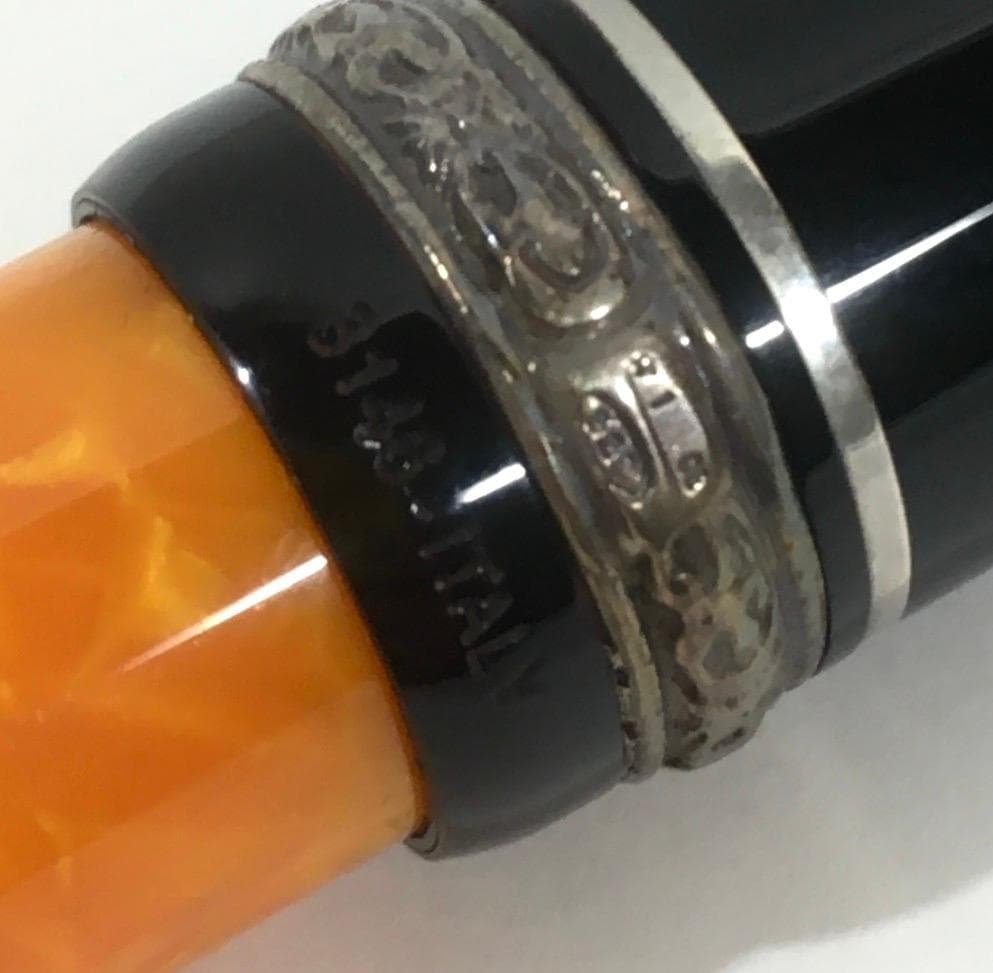 ○未使用品！ デルタ ドルチェビータ ミレニアム ミディアム M 万年筆 18金