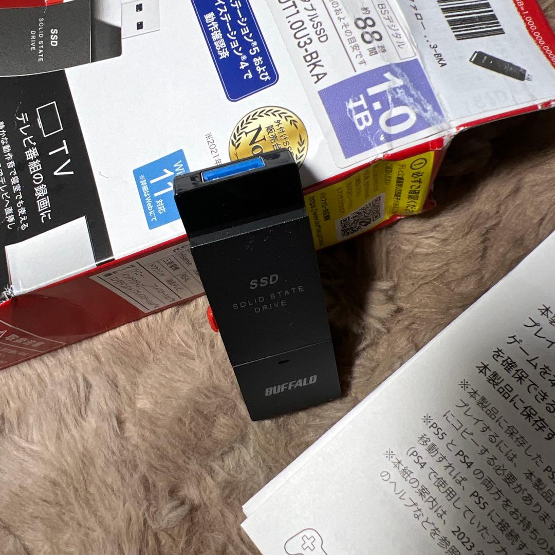 未使用　BUFFALO SSD-PUT1.0U3-BKA