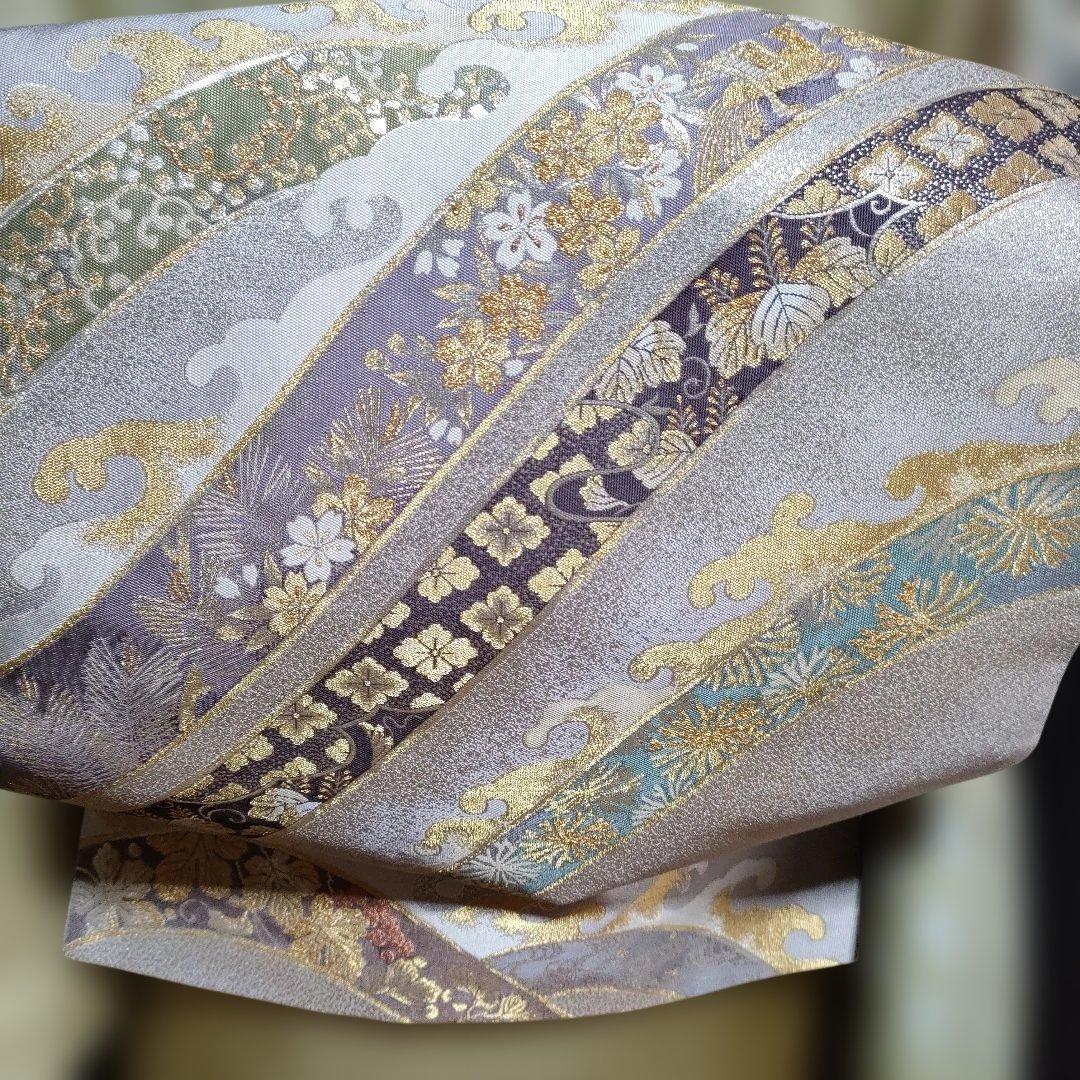 新春セール！訪問着フルセット 金銀彩 しつけ糸付き
