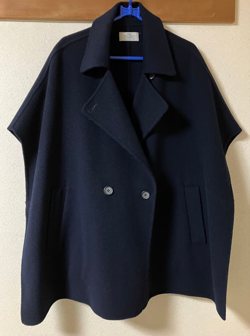 【美品】ウールナイロンリバーベスト★ジャーナルスタンダードレリューム★ネイビー