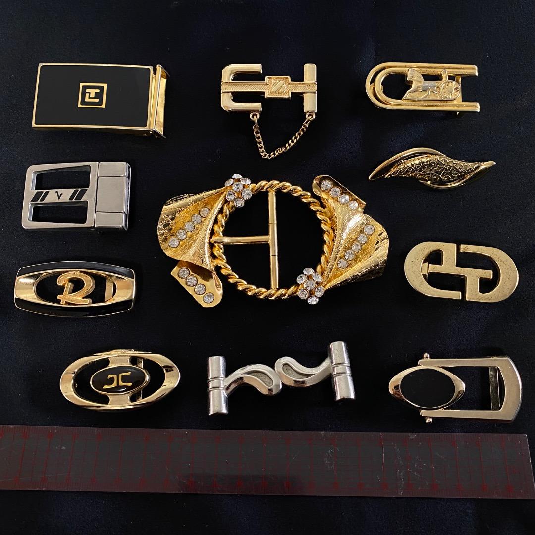 レア　ヴィンテージ　ベルト　バックルのみ　まとめ売り　昭和レトロ　セリーヌ