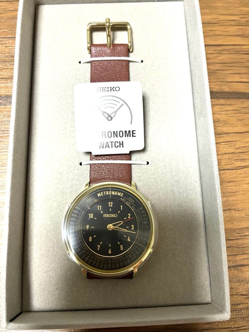 SEIKO メトロノームウォッチ ブラウン