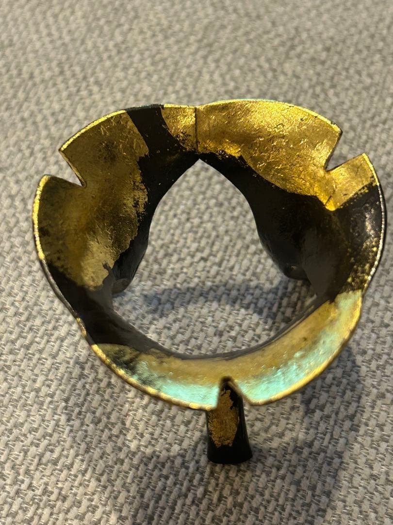 鵬雲斎好 銀杏蓋置 木村清斎造