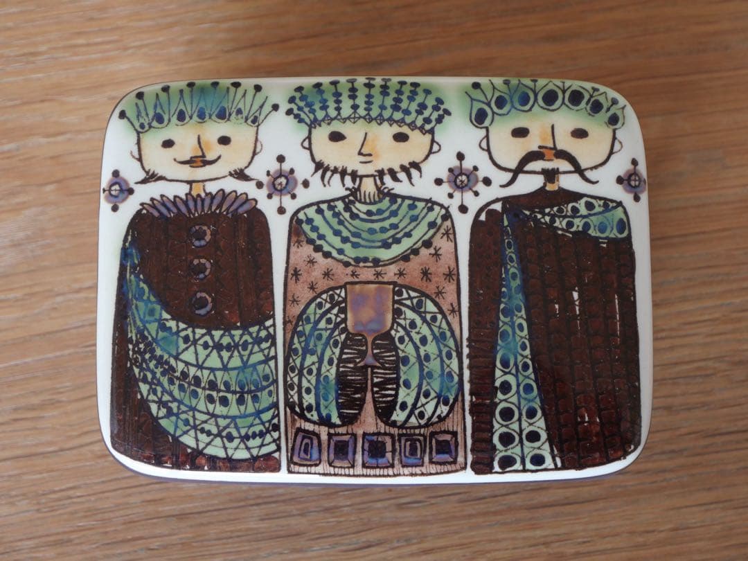 ロイヤルコペンハーゲン テネラ 3人の王様 バターケース