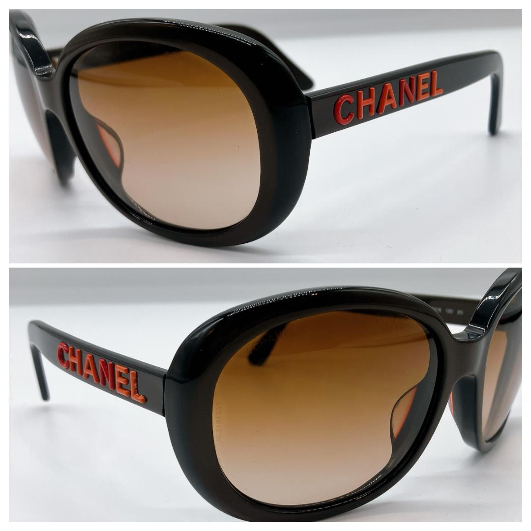 CHANEL 5138-A c.638/3B 56□16 ロゴ サングラス