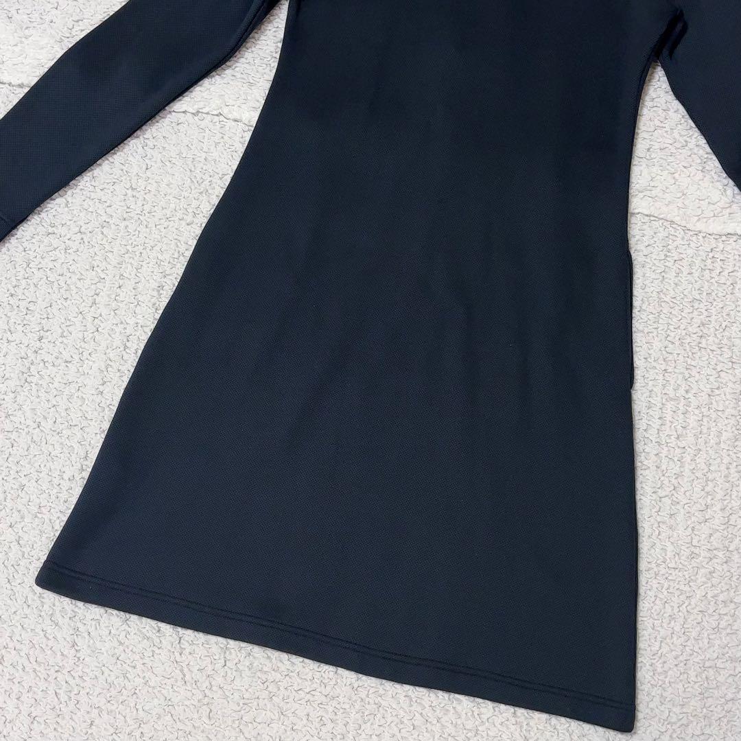 バーバリー ゴルフ ノバチェック ポロワンピース ゴルフウェア ネイビー M 紺