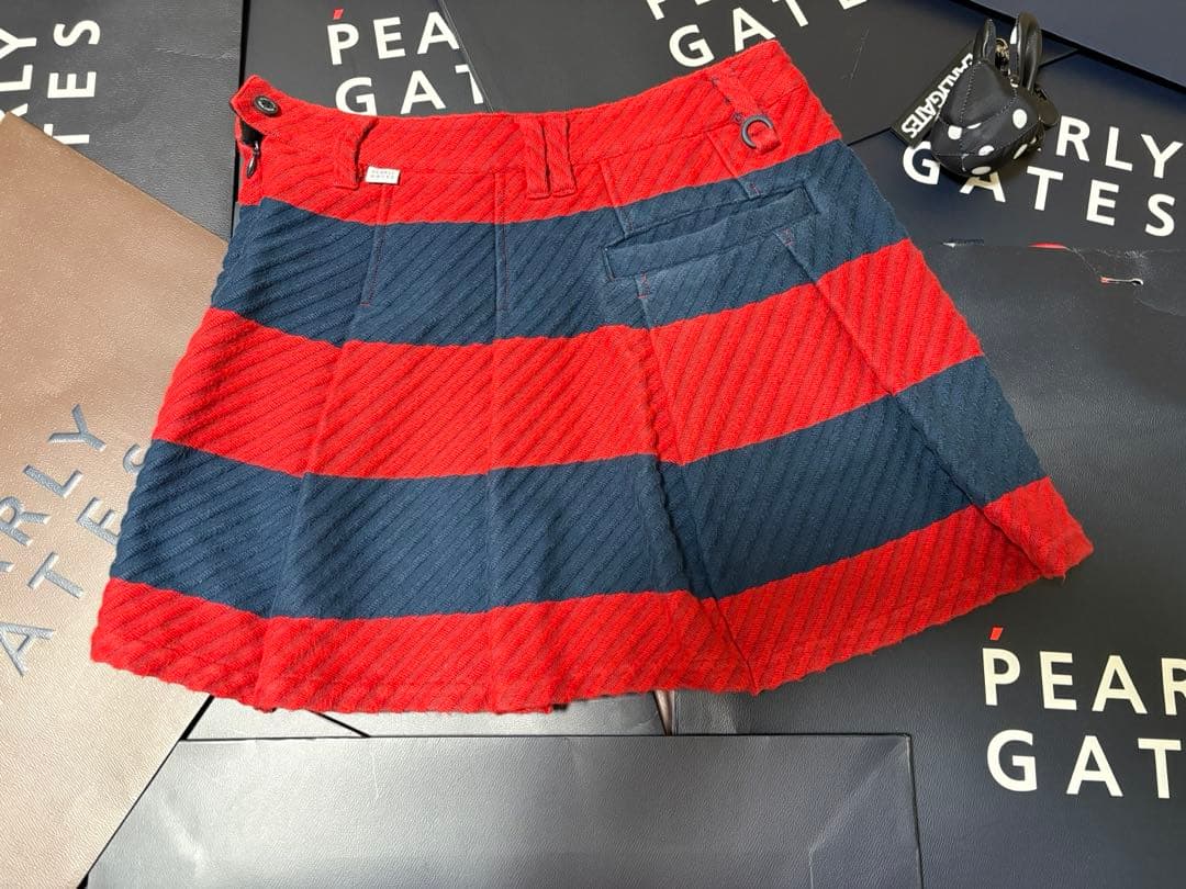 PEARLY GATES ストライプ スカート