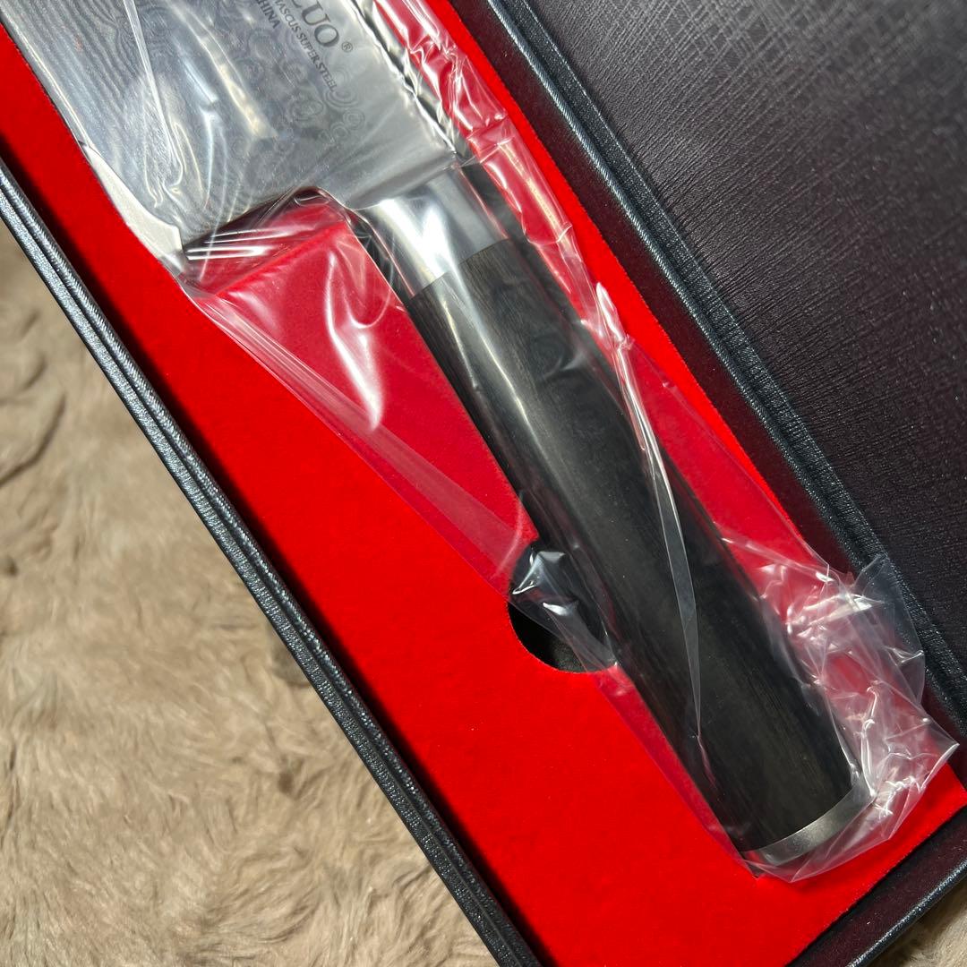 XINZUO Nakiriナイフダマスカススチール6.8インチ