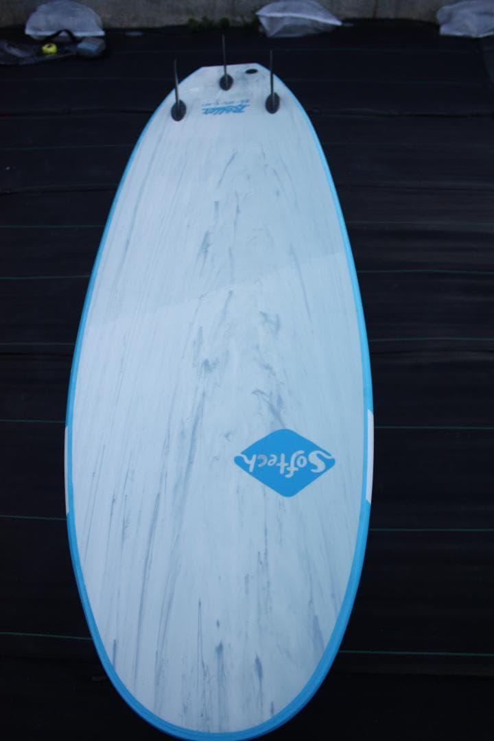 Softech スポンジボード 6’6 ｘ21 ｘ3＋中古リーシュ＋FCSキー