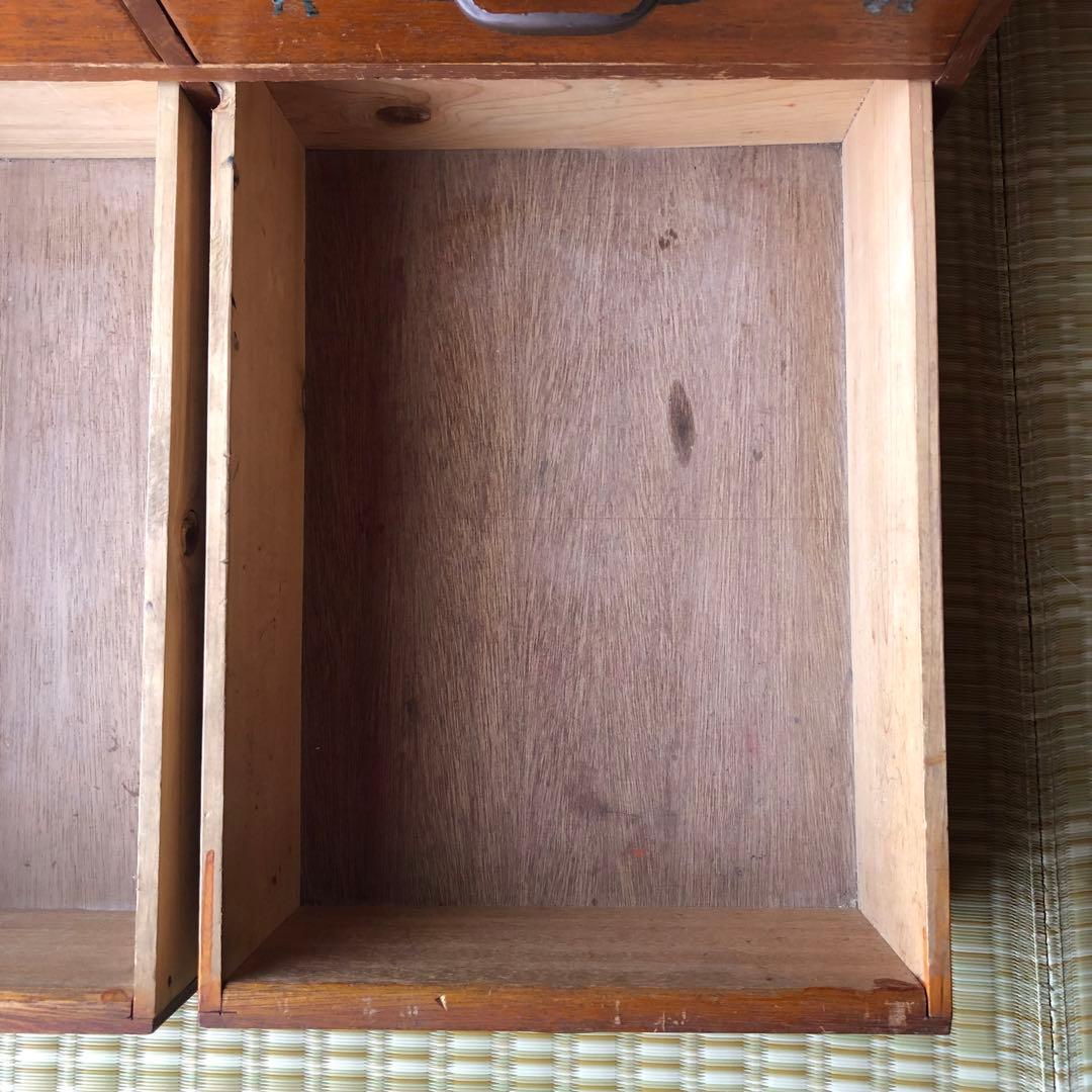 小物入れ　引き出し　収納棚　ヴィンテージ　昭和レトロ　オーダー家具