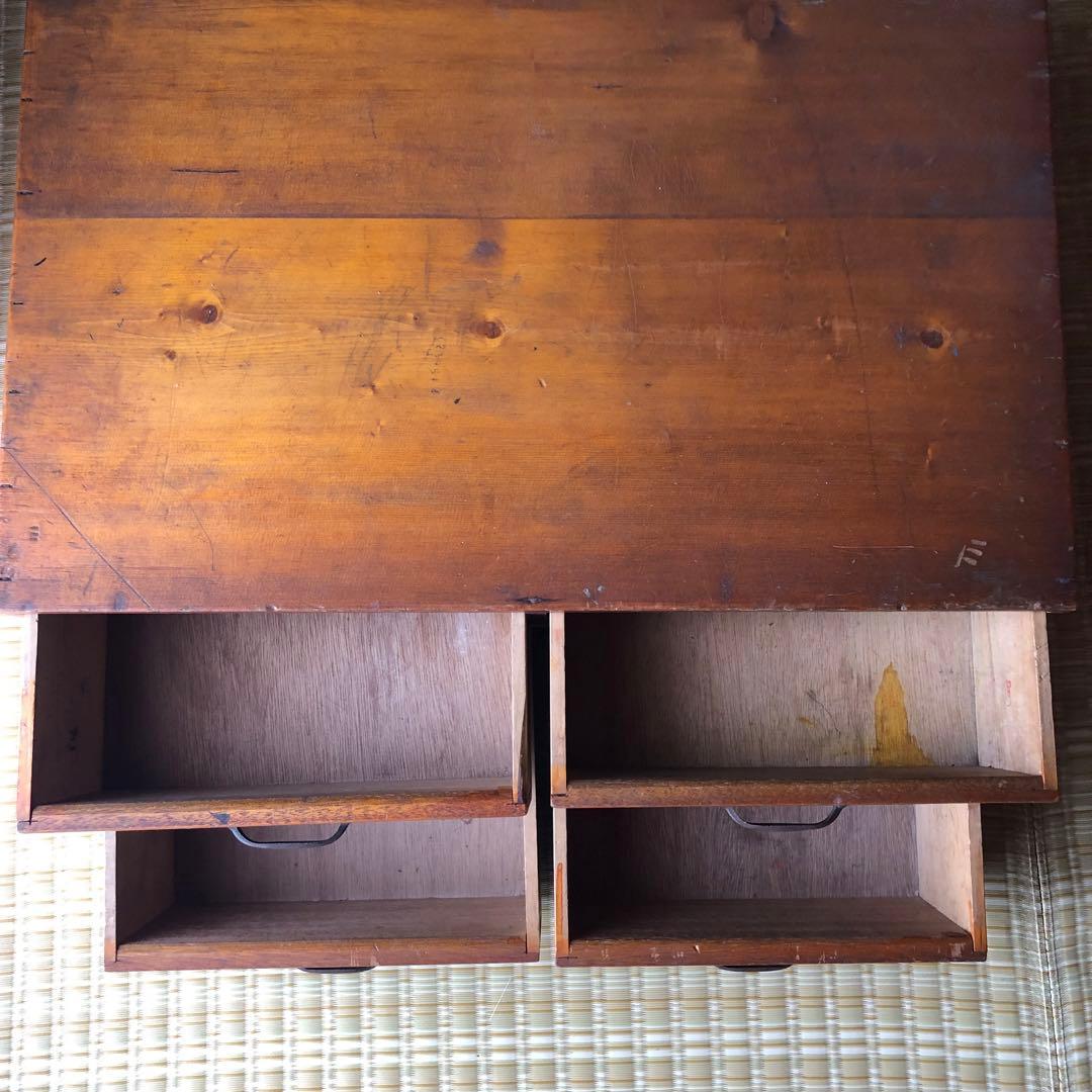 小物入れ　引き出し　収納棚　ヴィンテージ　昭和レトロ　オーダー家具